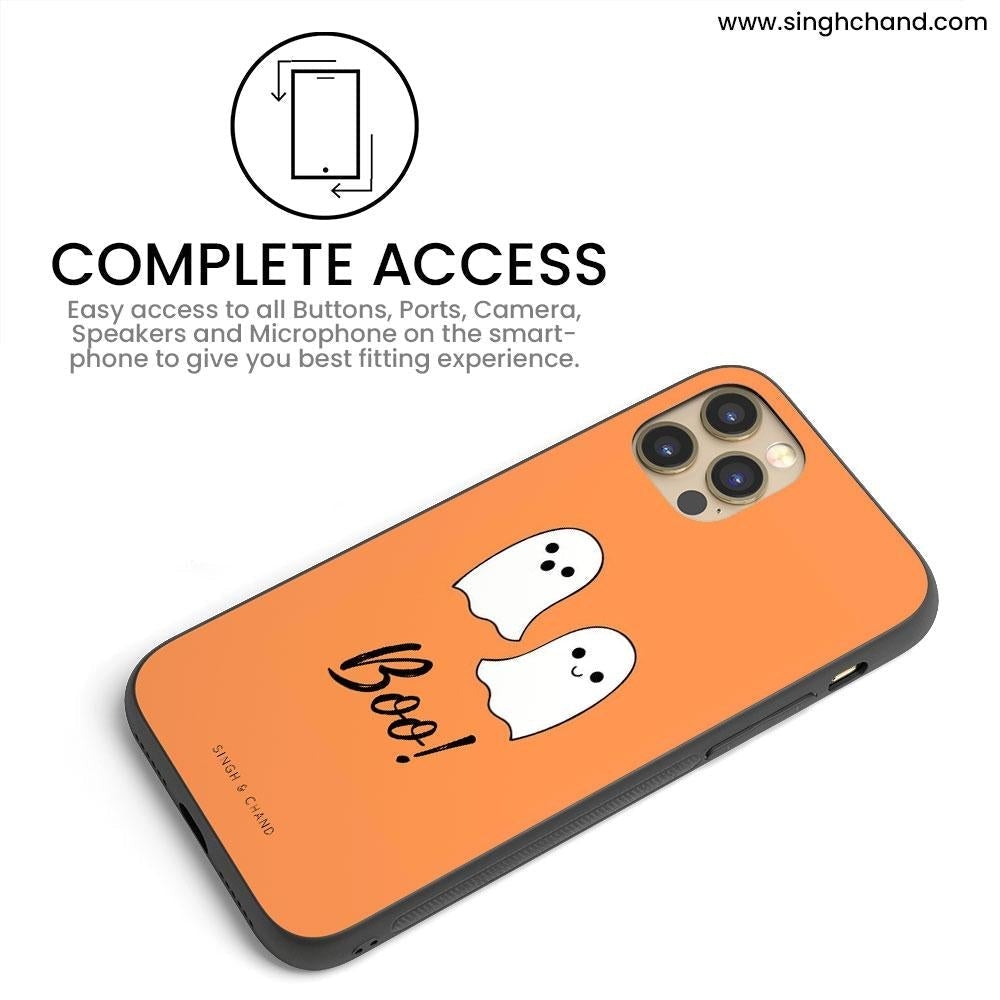 Orange BOO iPhone 13 Pro Phone Case