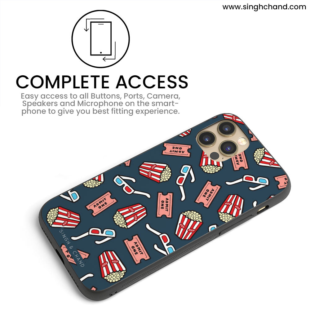 Popcorn And Movie One Plus 9R Phone Case