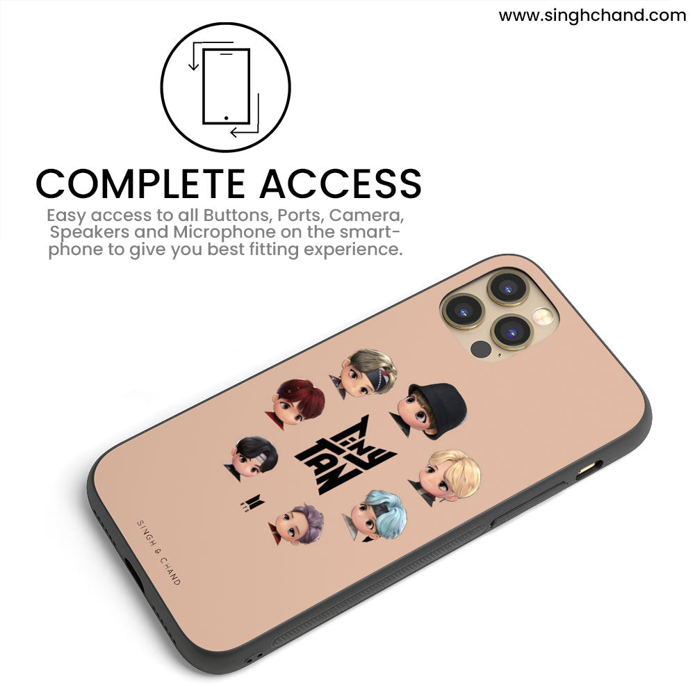 BTS TINY TAN iPhone 12 Mini Phone Case