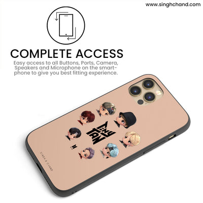 BTS TINY TAN iPhone 13 Mini Phone Case