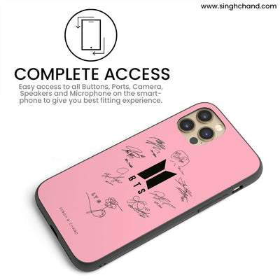 BTS Autograph iPhone 13 Mini Phone Case