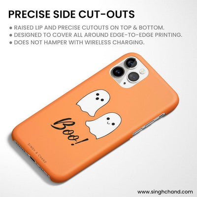 Orange BOO iPhone 13 Pro Phone Case