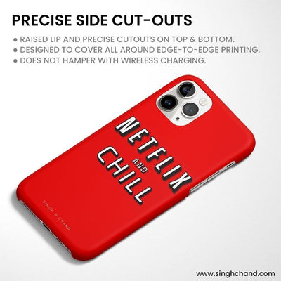 NETFLIX AND CHILL iPhone 13 Pro Max Phone Case