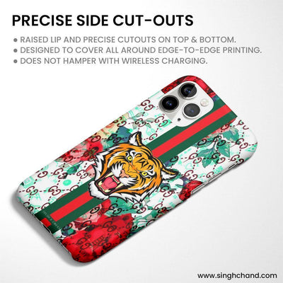 Tiger Printed iPhone 13 Mini Phone Case