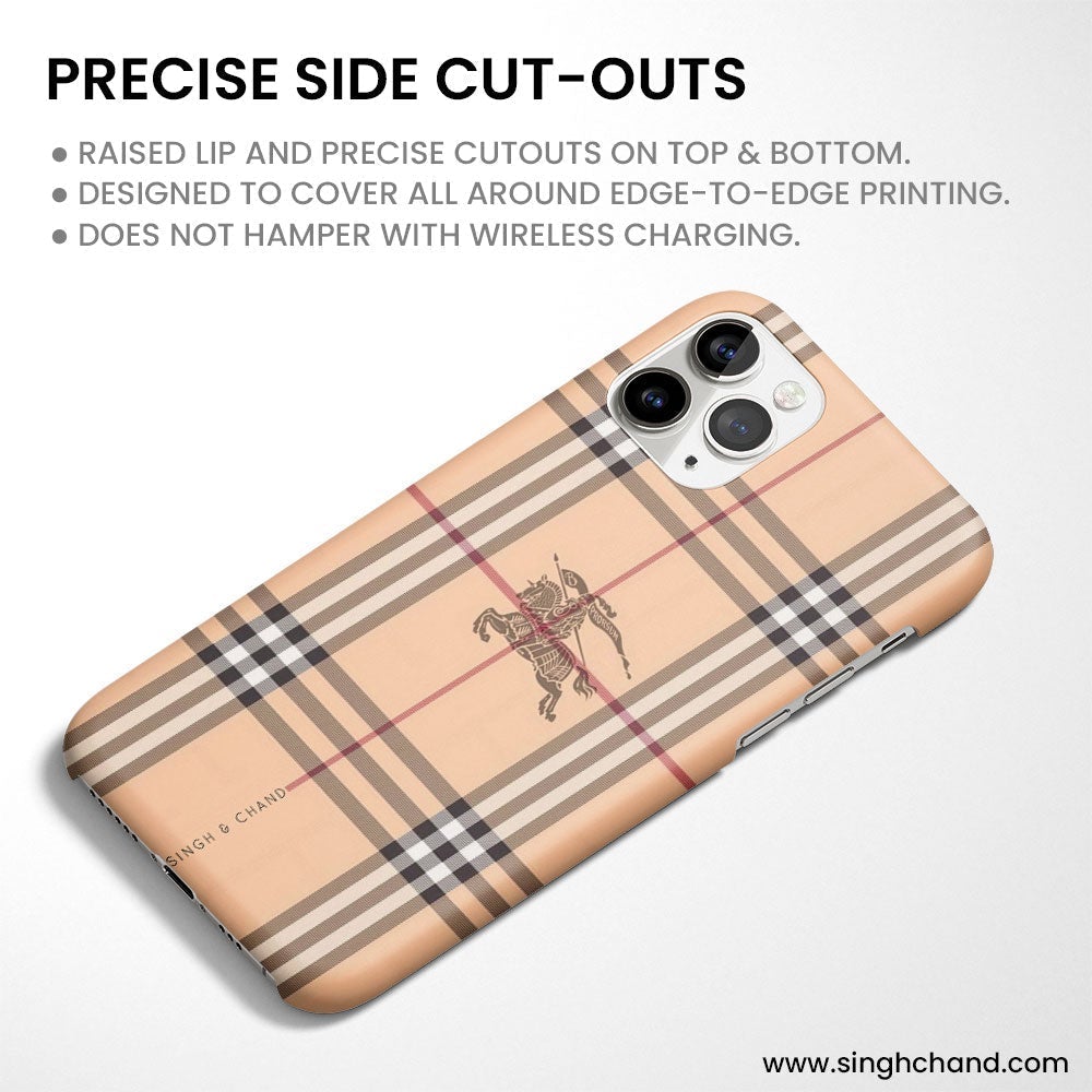 Royal checks iPhone 12 Pro Max Phone Case