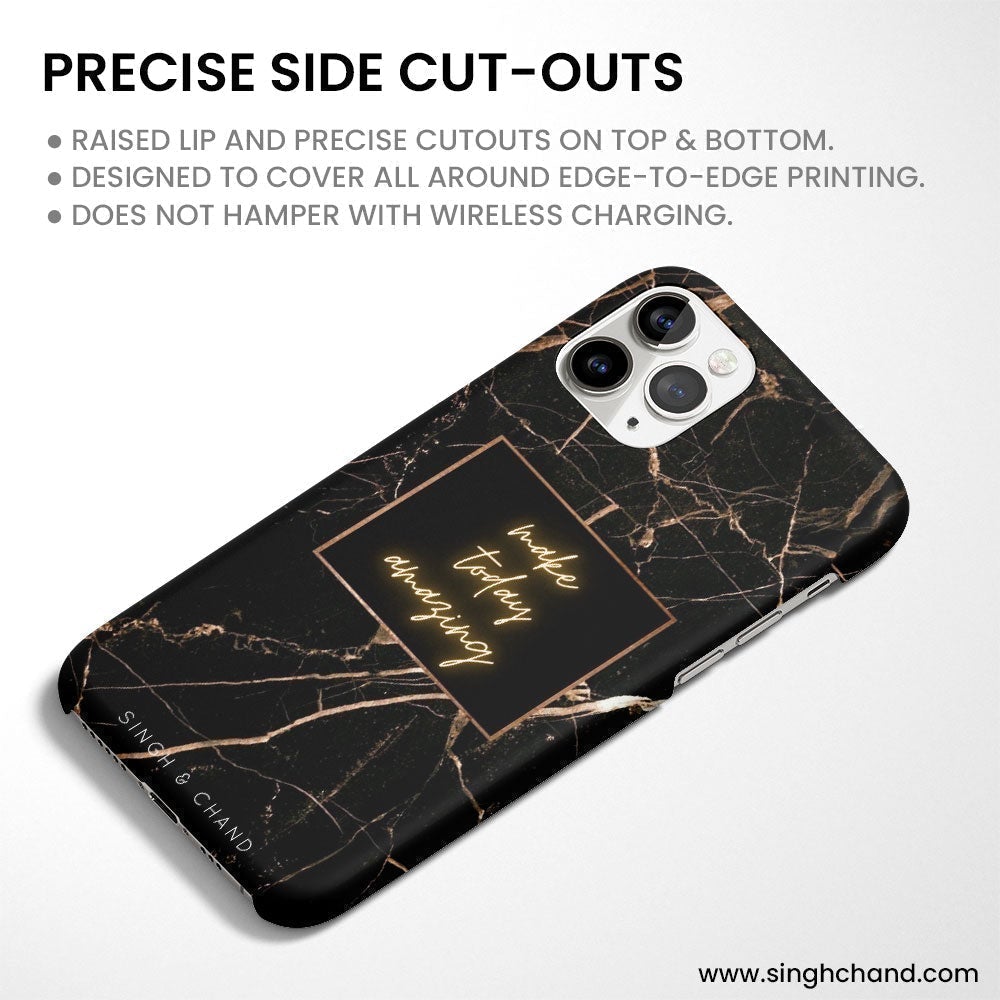 Black Marble iPhone 11 Pro Max Case