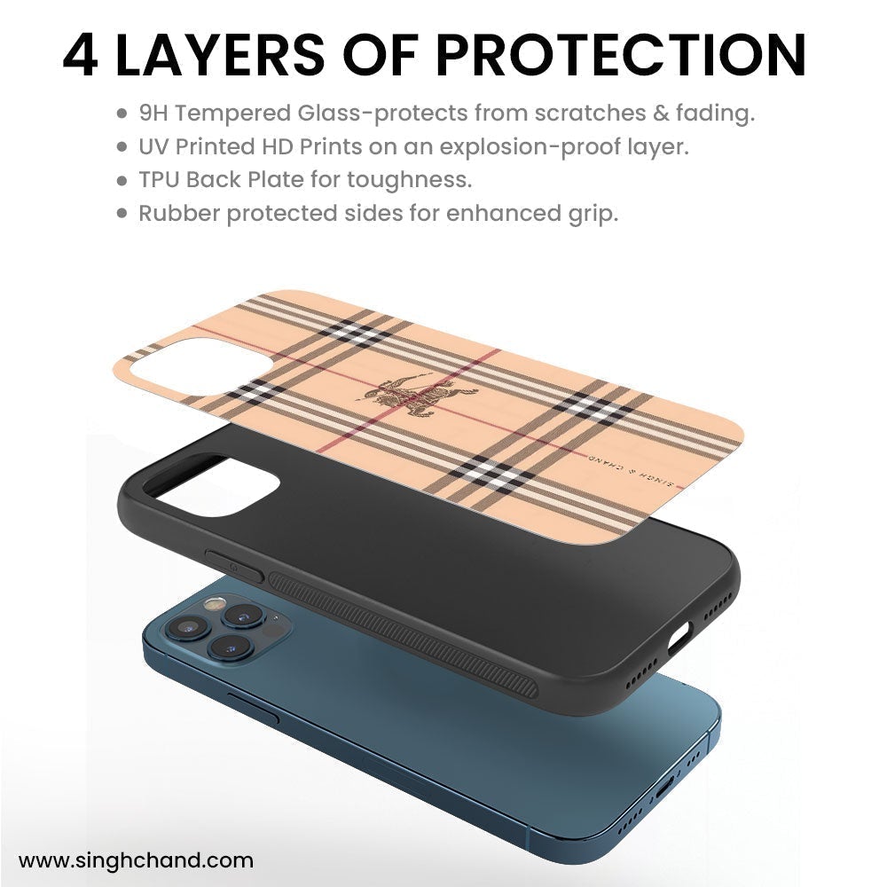 Royal checks iPhone 13 Pro Phone Case
