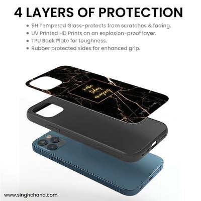 Black Marble iPhone 7 Plus Case