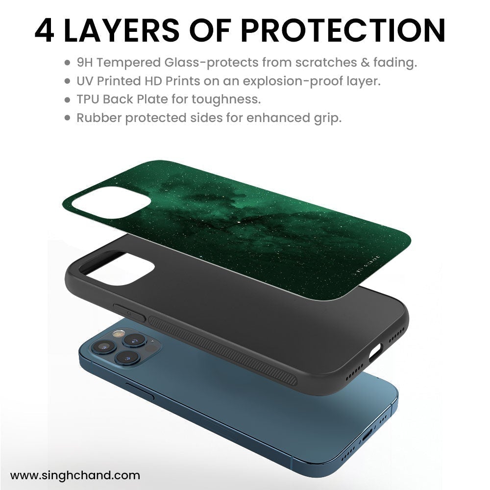 �GREEN GALAXY� iPhone 11 Pro Phone Case