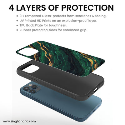 FLUID ART- EMERALD One Plus Nord Phone Case