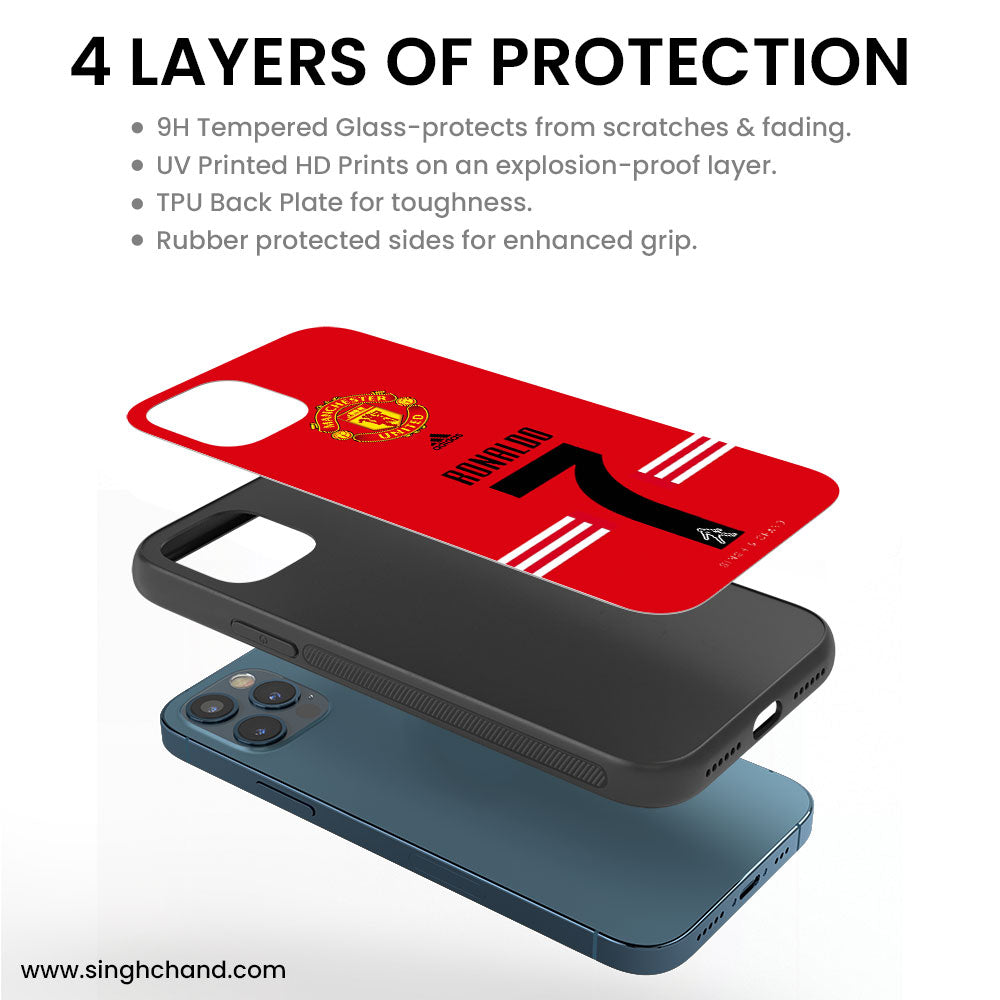 RONALDO - Manchester United iPhone XS Phone Case