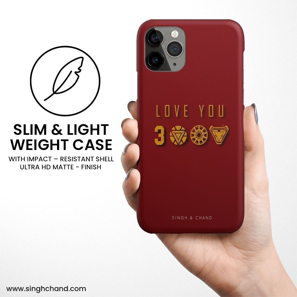 LOVE YOU 3000 iPhone 12 Phone Case