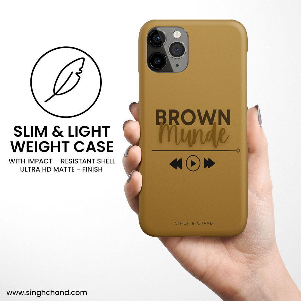 Pause play button BROWN MUNDE iPhone 6S