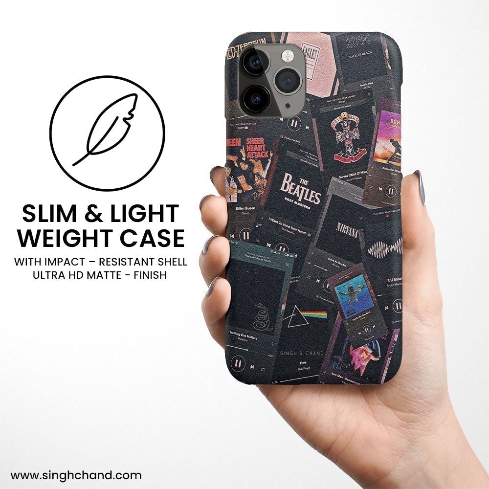 Pause play button BEATLES iPhone 11 Pro Max Phone Case