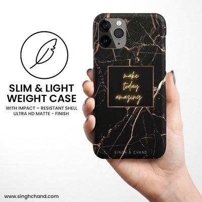 Black Marble iPhone 7 Plus Case