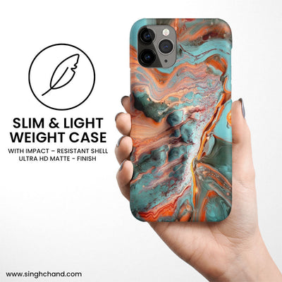 FLUID ART - BLUE iPhone 7 Plus Phone Case