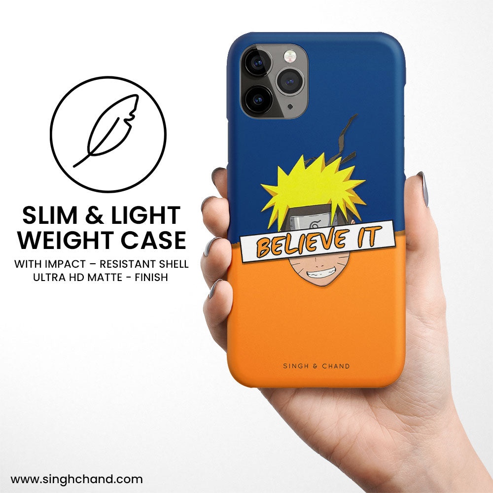 NARUTO - Believe it iPhone XR Phone Case