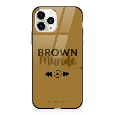 Pause play button BROWN MUNDE iPhone 11 Pro