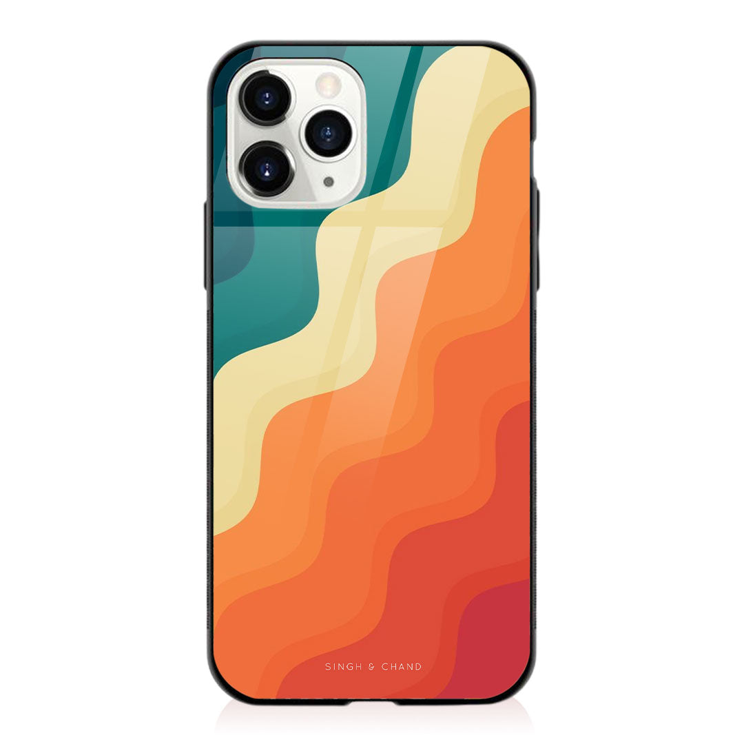 Multicolour WAVE TEXTURE iPhone 11 Pro