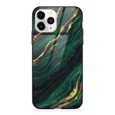 FLUID ART - EMERALD iPhone 11 Pro Phone Case