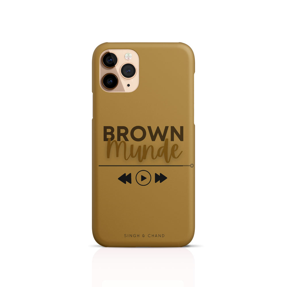 Pause play button BROWN MUNDE iPhone 11 Pro