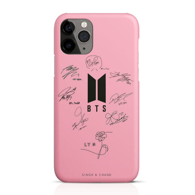 BTS Autograph iPhone 11 Pro Max Phone Case