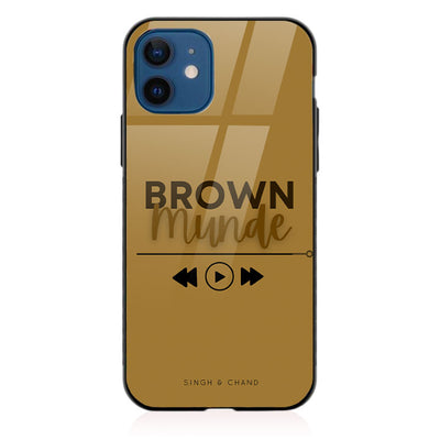 Pause play button BROWN MUNDE iPhone 12