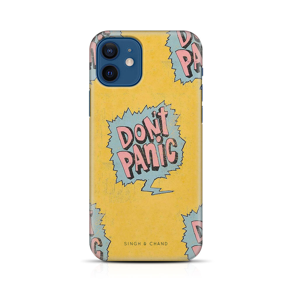 DON'T PANIC iPhone 12 Phone Case
