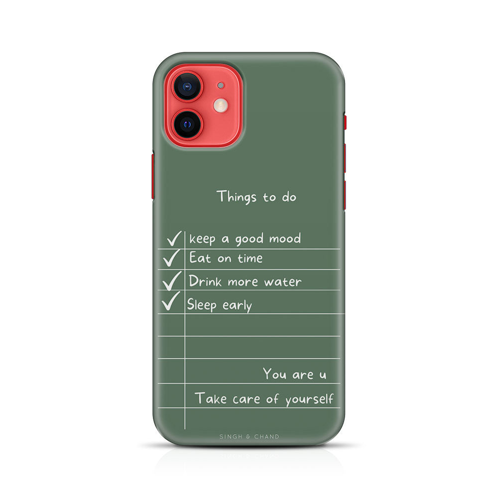 "Things to do" iPhone 12 Mini Phone Case