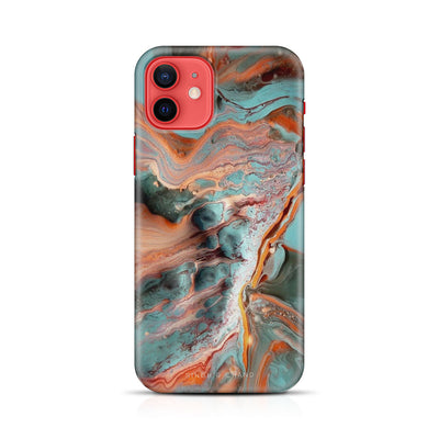 FLUID ART - BLUE iPhone 12 Mini Phone Case