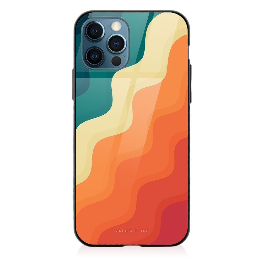 Multicolour WAVE TEXTURE iPhone 12 Pro