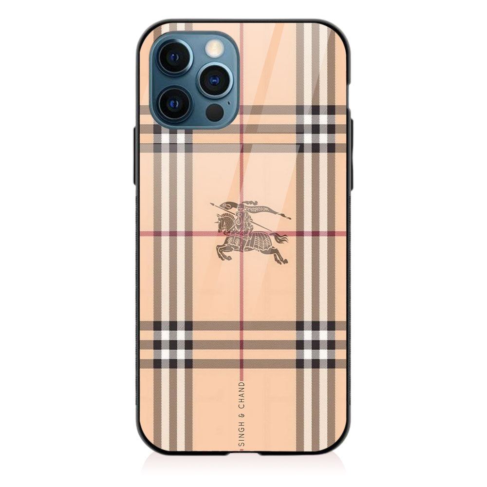 Royal checks iPhone 12 Pro Max Phone Case