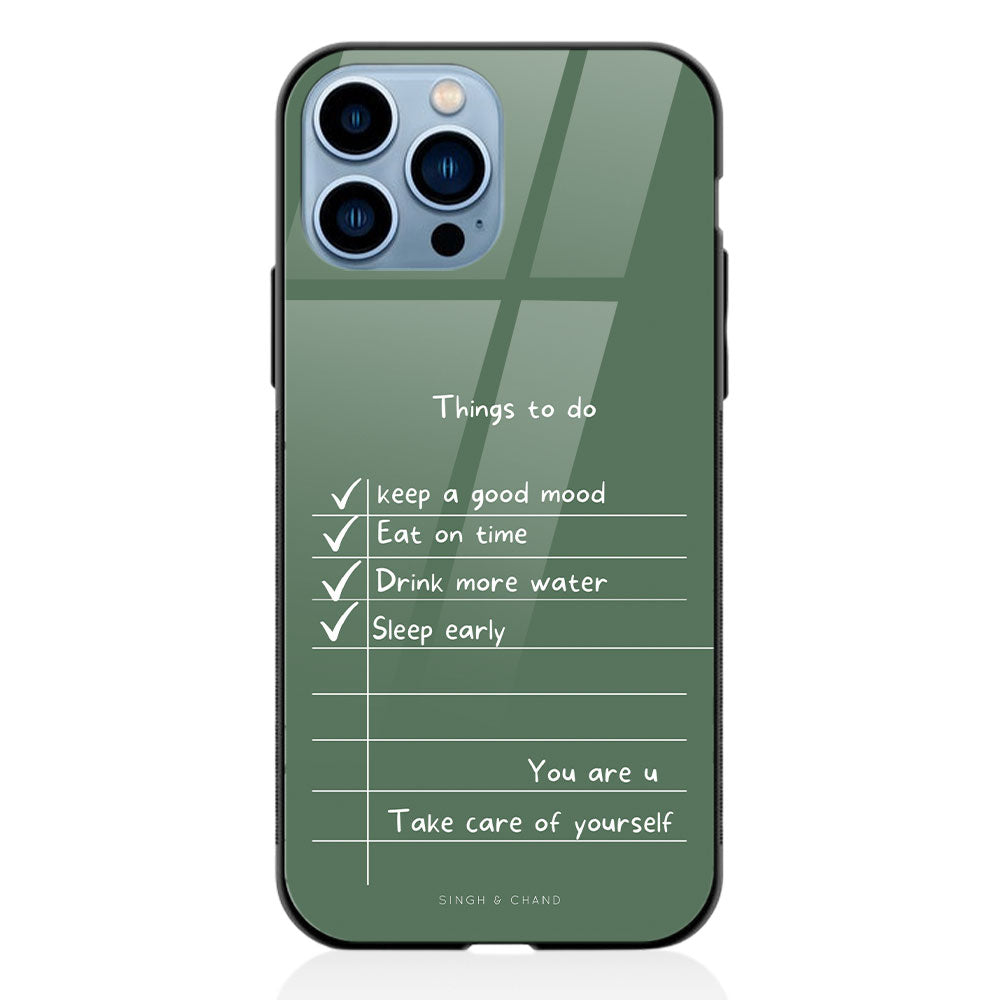 "Things to do" iPhone 13 Pro Phone Case