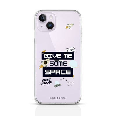 Give Some Space iPhone 14 Plus Phone Case