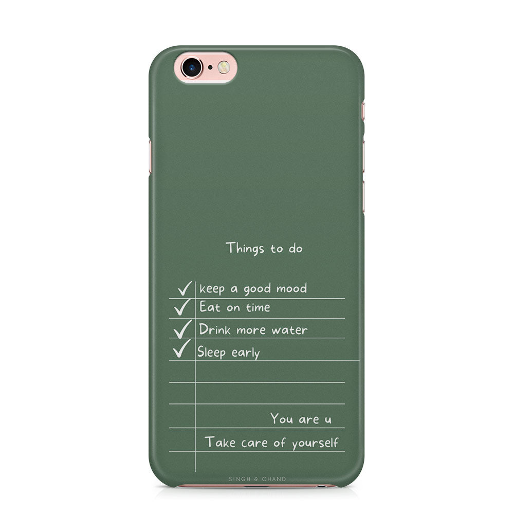 "Things to do" iPhone 6S Phone Case