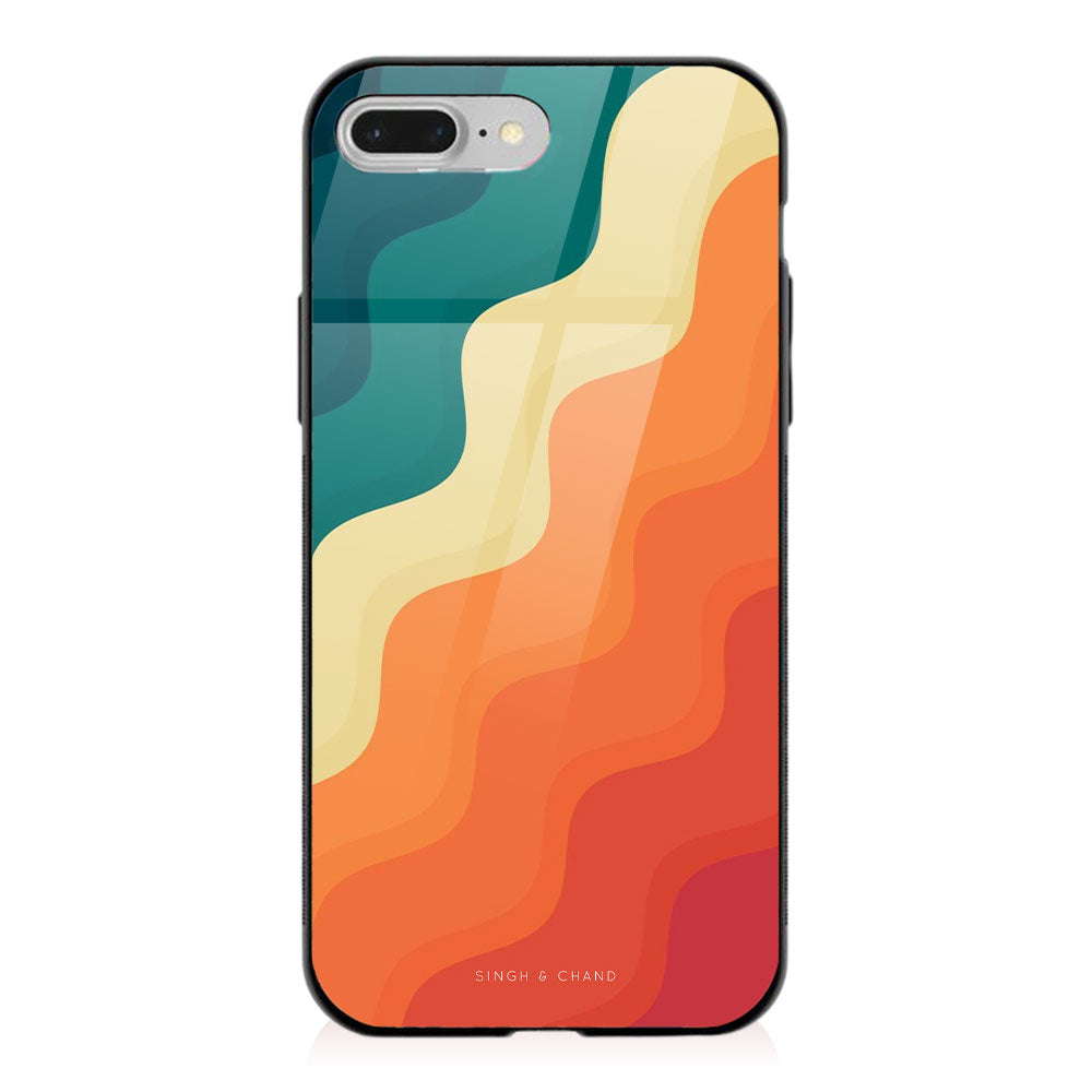 Multicolour WAVE TEXTURE iPhone 7 Plus