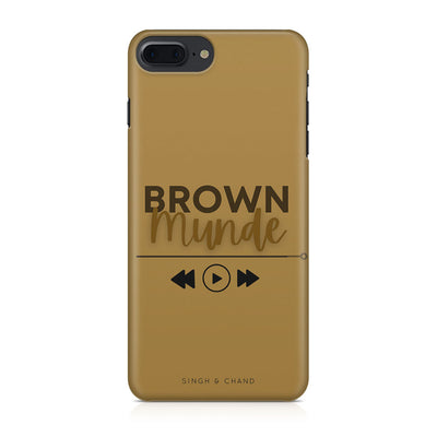 Pause play button BROWN MUNDE iPhone 7 Plus