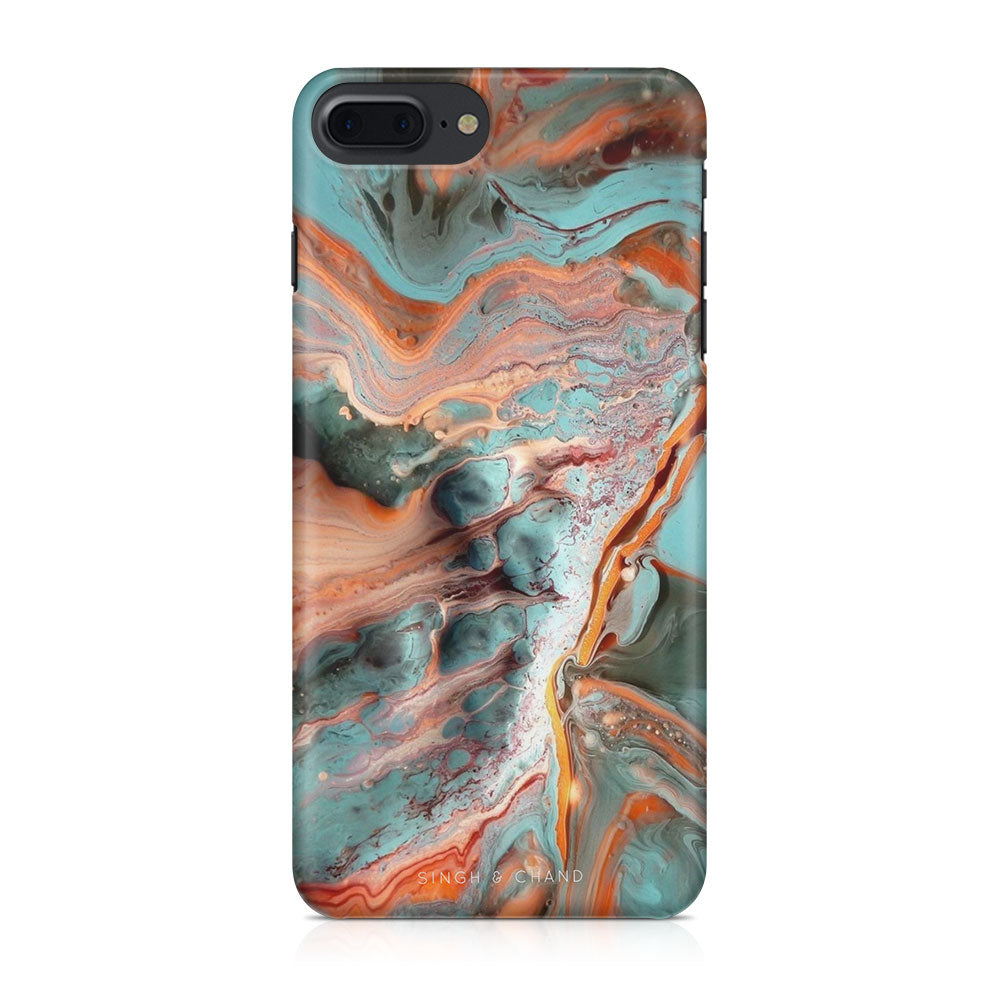 FLUID ART - BLUE iPhone 7 Plus Phone Case
