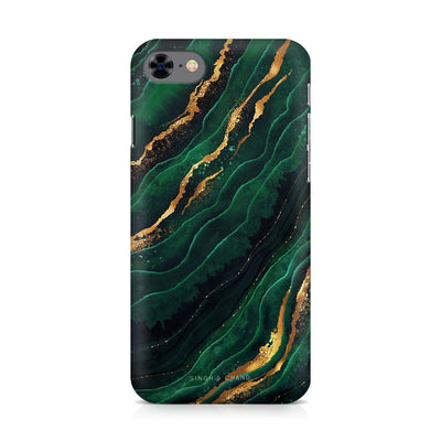 FLUID ART - EMERALD iPhone 8 Phone Case