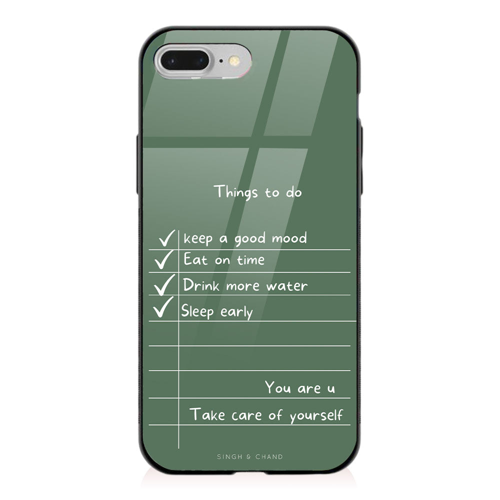"Things to do" iPhone 8 Plus Phone Case
