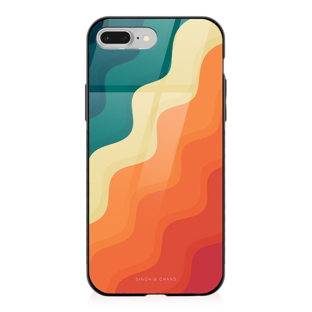 Multicolour WAVE TEXTURE iPhone 8 Plus
