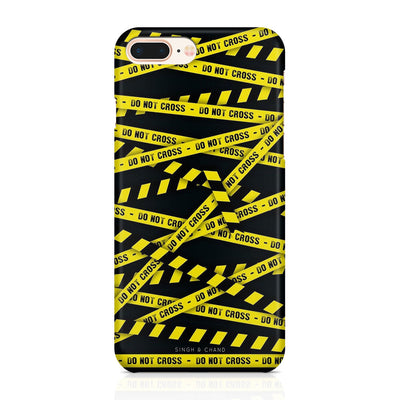 WARNING -DO NOT CROSS  iphone 8 PLUS