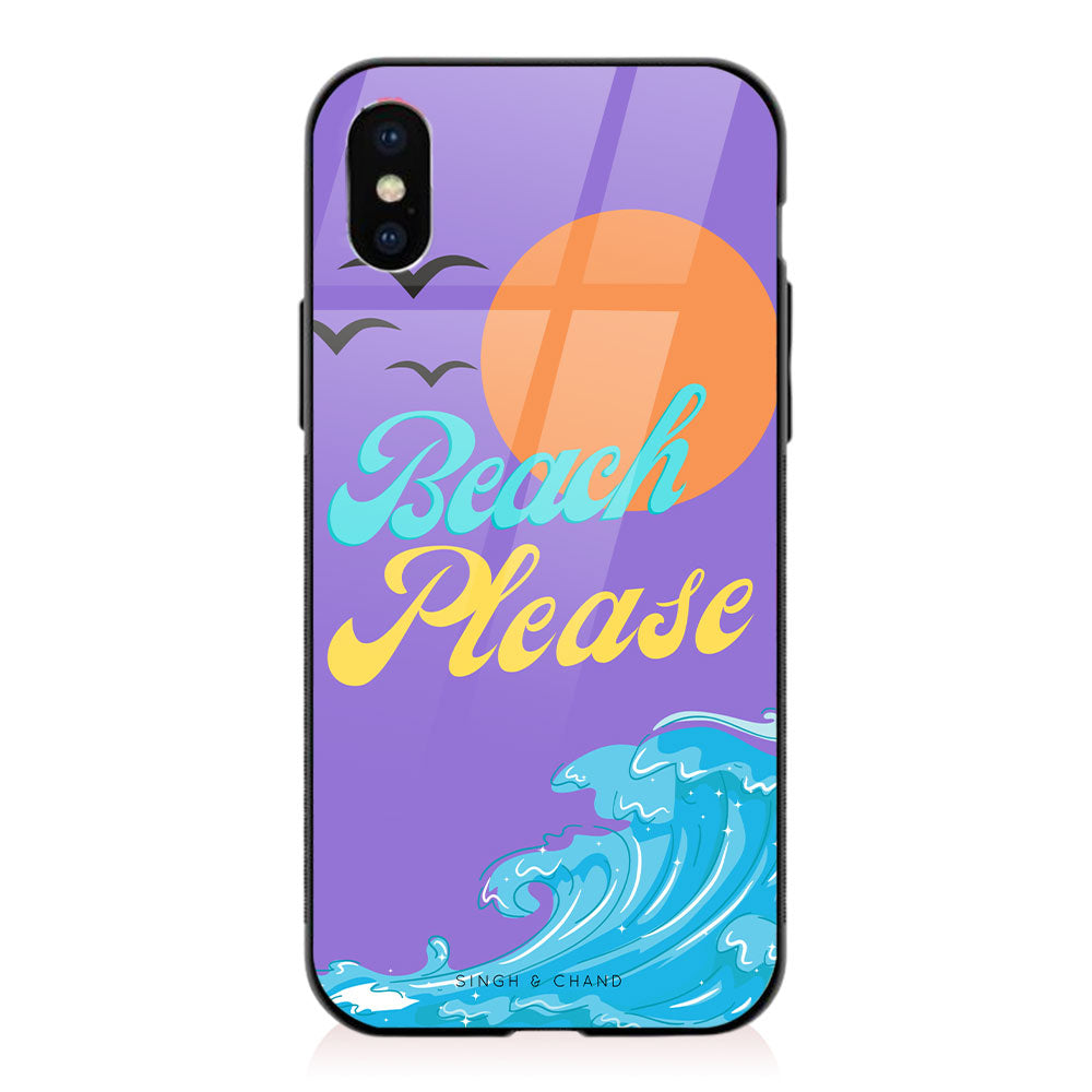 BEACH PLEASE iPhone X