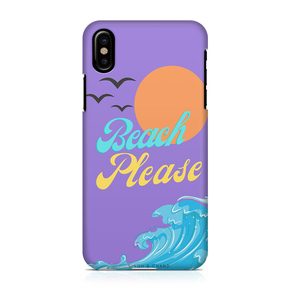 BEACH PLEASE iPhone X