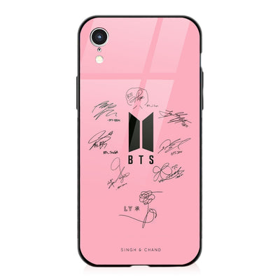 BTS Autograph iPhone XR Phone Case