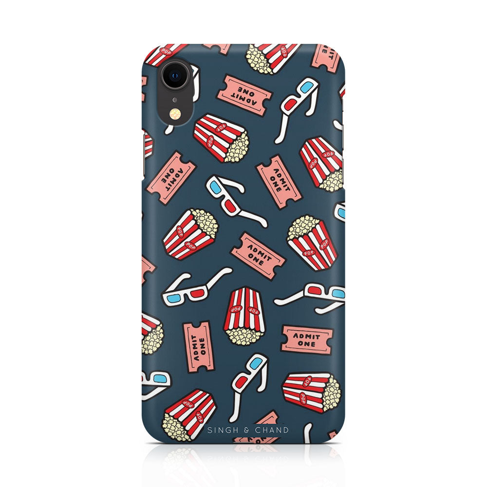 Popcorn And Movie iPhone XR Phone Case