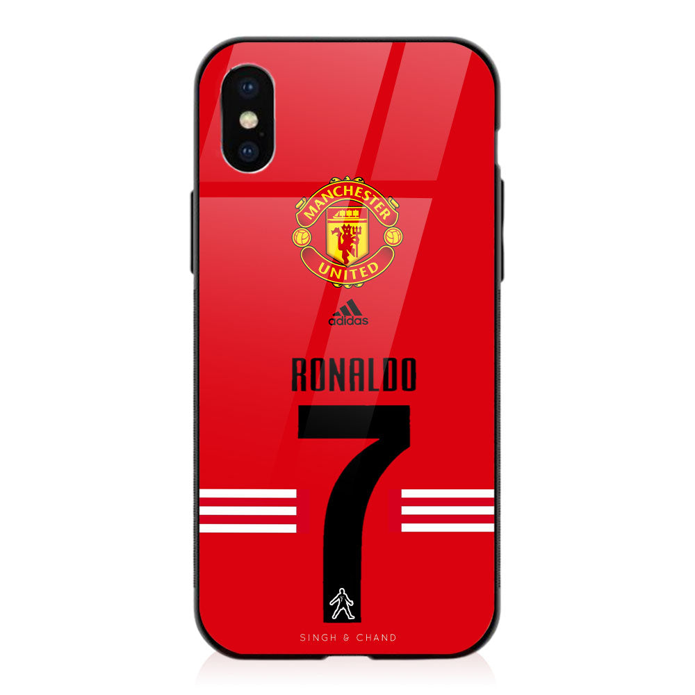 RONALDO - Manchester United iPhone XS Phone Case
