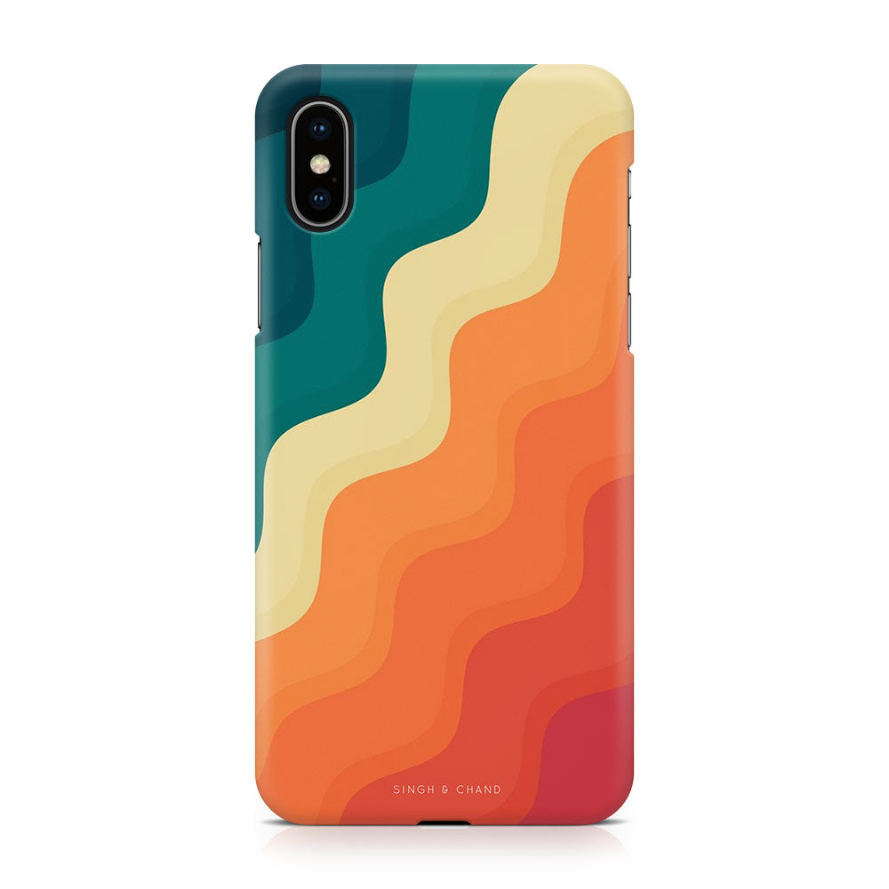 Multicolour WAVE TEXTURE iPhone XS