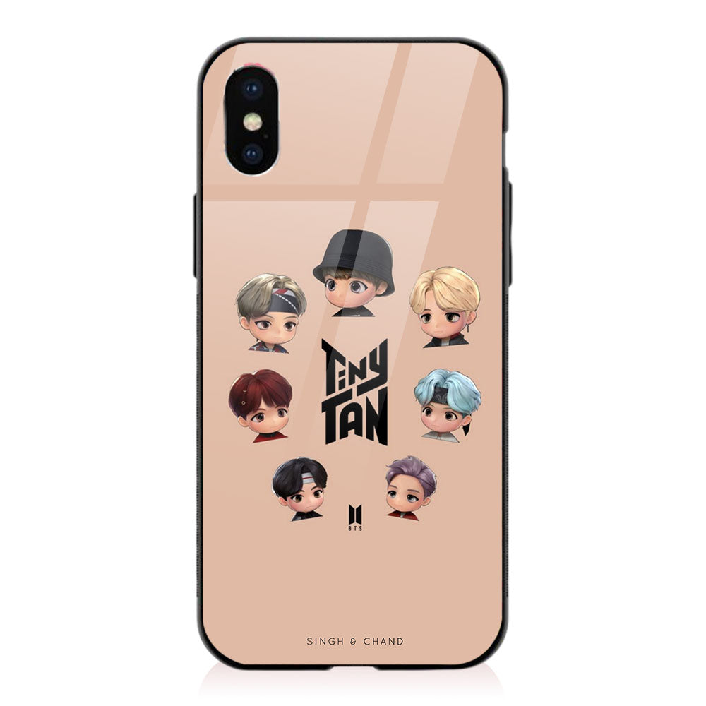 BTS TINY TAN iPhone XS Max Phone Case