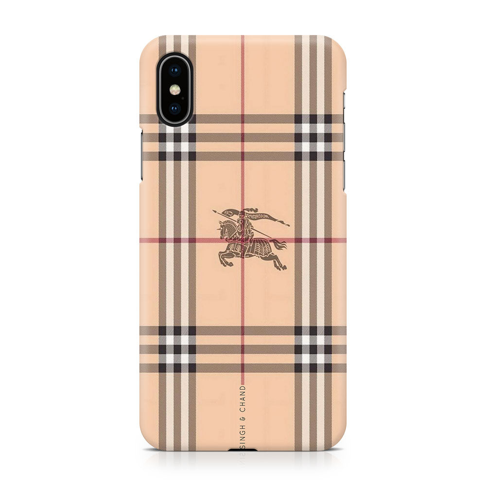 Royal checks iPhone XS Max Phone Case